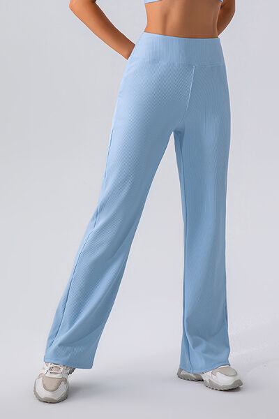 Explore More Collection - High Waist Straight Active Pants