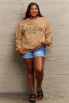 Explore More Collection - Simply Love Full Size GOING FOR THE I HAVE KIDS LOOK Long Sleeve Sweatshirt