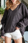 Explore More Collection - Oversize Dropped Shoulder Long Sleeve T-Shirt