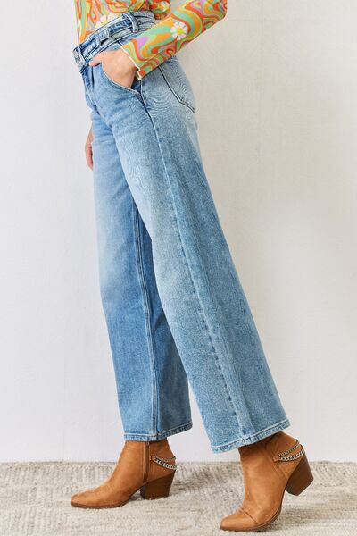 Explore More Collection - Kancan High Waist Wide Leg Jeans