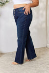 Explore More Collection - Judy Blue Full Size Button-Fly Straight Jeans