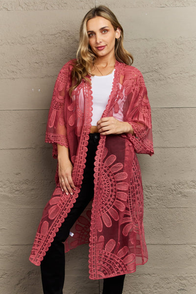 Explore More Collection - Justin Taylor Legacy Lace Duster Kimono