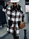 Explore More Collection - Plaid Button Down Hooded Jacket