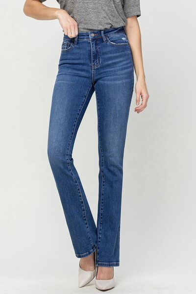 Explore More Collection - Vervet by Flying Monkey High Waist Bootcut Jeans