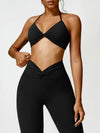 Explore More Collection - Twisted Halter Neck Active Bra