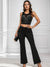 Explore More Collection - Round Neck Tank and Ruched Pants Set