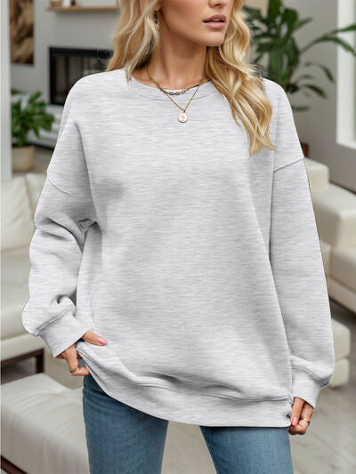 Explore More Collection - Round Neck Long Sleeve Sweatshirt