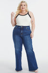Explore More Collection - BAYEAS Full Size High Waist Cat's Whisker Wide Leg Jeans