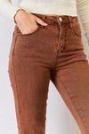 Explore More Collection - RISEN Full Size High Rise Tummy Control Straight Jeans