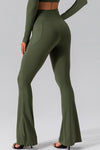 Explore More Collection - High Waist Slit Pocketed Active Pants