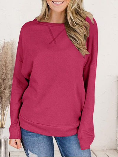 Explore More Collection - Dropped Shoulder Long Sleeve T-Shirt