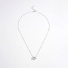 Explore More Collection - 925 Sterling Silver Inlaid Zircon Heart Necklace