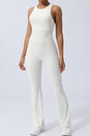 Explore More Collection - Crisscross Wide Strap Sleeveless Jumpsuit