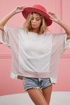 Explore More Collection - BiBi Color Block Round Neck T-Shirt