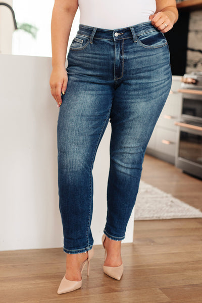 Explore More Collection - London Midrise Cuffed Boyfriend Jeans