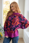 Explore More Collection - Rosie Posey Floral Sweater