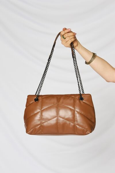 Explore More Collection - Leather Chain Handbag