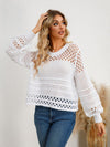 Explore More Collection - Cutout Round Neck Knit Top