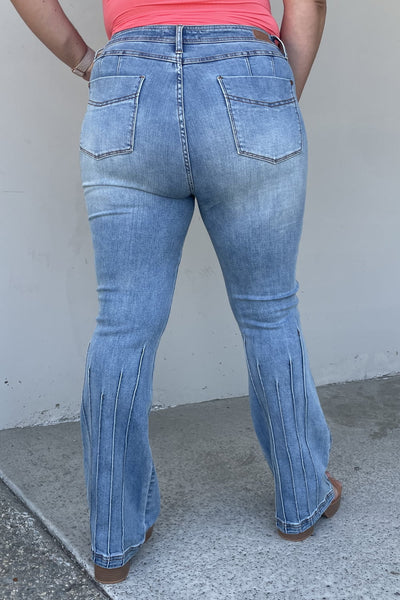 Explore More Collection - Judy Blue Vivian Full Size High Waisted Bootcut Jeans