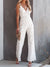 Explore More Collection - Lace V-Neck Spaghetti Strap Jumpsuit