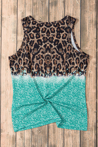 Explore More Collection - Leopard Round Neck Tank