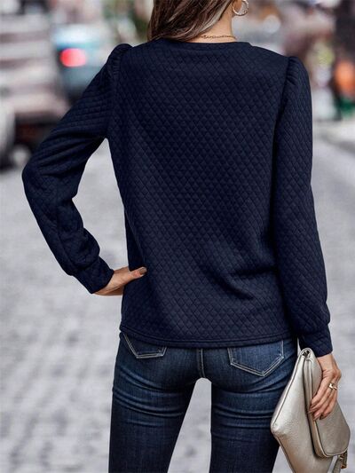 Explore More Collection - Round Neck Long Sleeve Sweatshirt