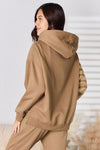 Explore More Collection - RISEN Drawstring Drop Shoulder Long Sleeve Hoodie