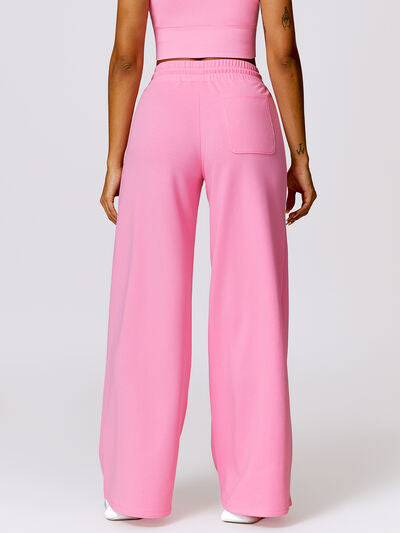 Explore More Collection - Drawstring High Waist Active Pants