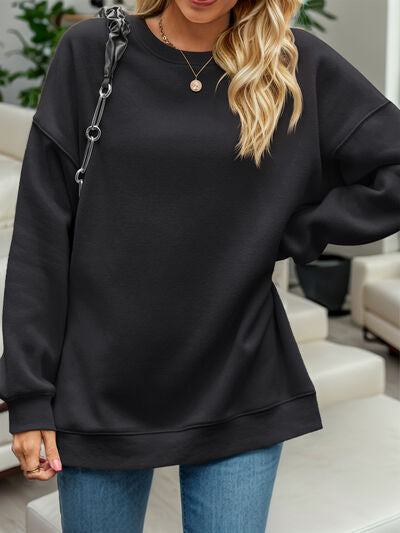 Explore More Collection - Round Neck Long Sleeve Sweatshirt