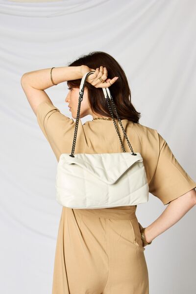 Explore More Collection - Leather Chain Handbag