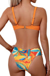 Explore More Collection - Ruched Top, Brief and Tied Cover Up Swim Set