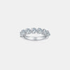 Explore More Collection - 2.1 Carat 925 Sterling Silver Moissanite Heart Ring