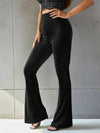 Explore More Collection - Ribbed High Waist Pants