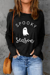 Explore More Collection - SPOOKY SEASON Graphic Long Sleeve T-Shirt