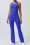 Explore More Collection - Crisscross Wide Strap Sleeveless Jumpsuit