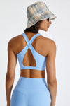 Explore More Collection - Ruched Crisscross Active Tank