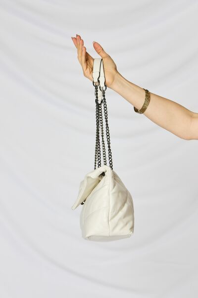 Explore More Collection - Leather Chain Handbag