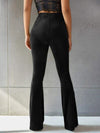Explore More Collection - Ribbed High Waist Pants
