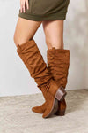 Explore More Collection - East Lion Corp Block Heel Knee High Boots