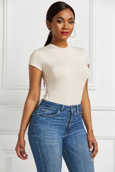 Explore More Collection - Round Neck Short Sleeve Bodysuit