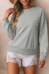 Explore More Collection - Round Neck Dropped Shoulder Sweatshirt