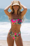 Explore More Collection - Tropical Print Bikini Set