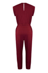 Explore More Collection - Drawstring Round Neck Sleeveless Jumpsuit