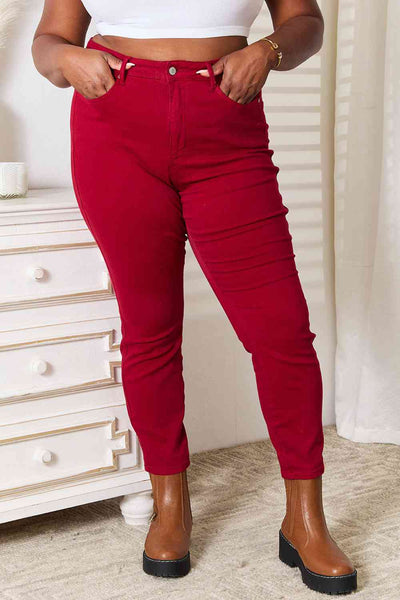Explore More Collection - Judy Blue Full Size High Waist Tummy Control Skinny Jeans