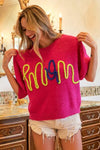 Explore More Collection - BiBi MOM Contrast Round Neck Sweater