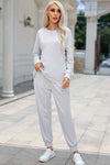 Explore More Collection - Round Neck Top and Drawstring Pants Lounge Set