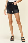 Explore More Collection - Judy Blue Full Size Tummy Control Fray Hem Shorts