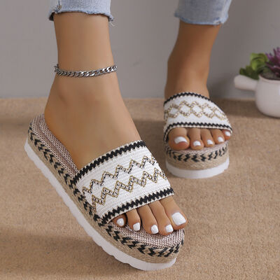 Explore More Collection - Open Toe Platform Sandals