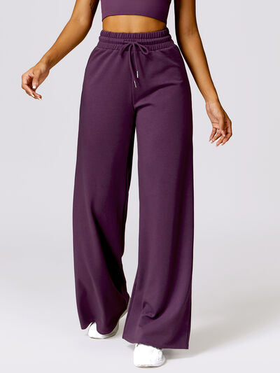 Explore More Collection - Drawstring High Waist Active Pants