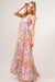 Explore More Collection - And The Why Full Size Printed Tie Shoulder Tiered Maxi Dress